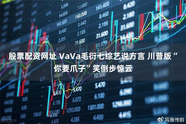 股票配资网址 VaVa毛衍七综艺说方言 川普版“你要爪子”笑倒步惊云